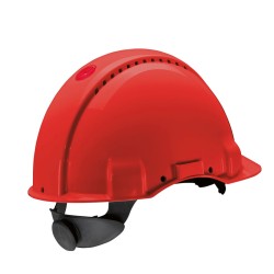 3m G3000 Baret Kırmızı Havalı Vidalı Baret İş Güvenlik Koruyucu Baret 