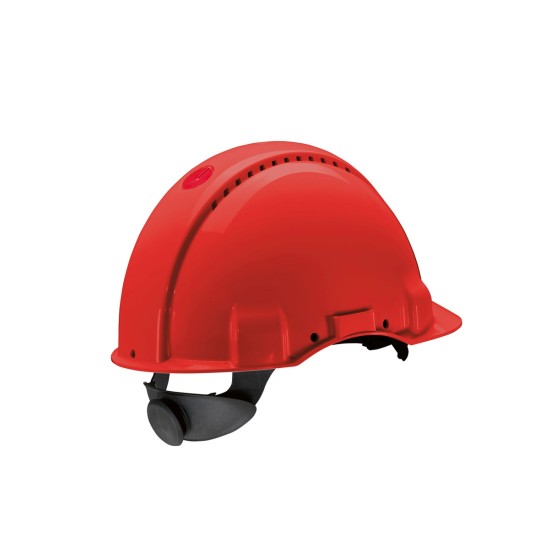 3m G3000 Baret Kırmızı Havalı Vidalı Baret İş Güvenlik Koruyucu Baret 