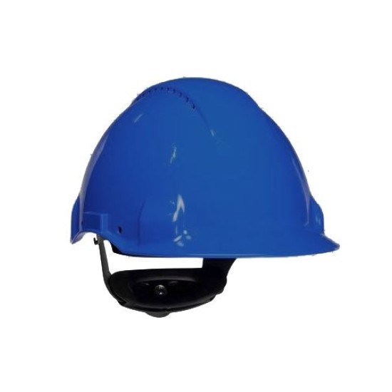 3M G3000 Baret Mavi Havalı Vidalı  Koruyucu Baret