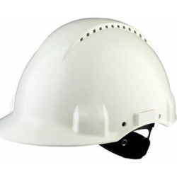 3M G3000 Baret Beyaz Havalı Vidalı Baret İş Güvenlik  Koruyucu Baret