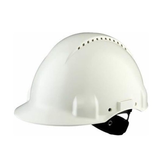 3M G3000 Baret Beyaz Havalı Vidalı Baret İş Güvenlik  Koruyucu Baret