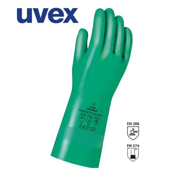 Uvex NF33 Nitril Yeşil Kimyasal Eldiven EN 374-1 NO:10 (1 Çift) Uvex NF33 Nitril Yeşil Kimyasal Eldiven EN 374-1 NO:10 (1 Çift)
