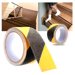 Kaydırmaz Bant Sarı Siyah Eratool 50mm X 25mt  
