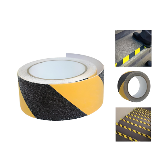 Kaydırmaz Bant Sarı Siyah Eratool 50mm X 25mt Kaydırmaz Bant Sarı Siyah Eratool 50mm X 25mt