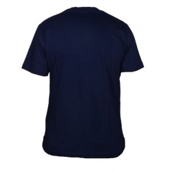 Aka Lacivert V Yaka Kısa  Kol Penye T-Shirt