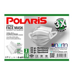 Polaris 3 Katlı Cerrahi Maske Polaris 3 Katlı Cerrahi Maske