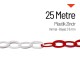 25 Metre Kırmızı-Beyaz Plastik Güvenlik Zinciri 25 Metre Kırmızı-Beyaz Plastik Güvenlik Zinciri