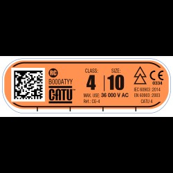Catu İzole Elektrikçi Eldiveni Class 4 36 000 V 36 KV 