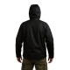 softshell siyah kapşonlu outdoor mont