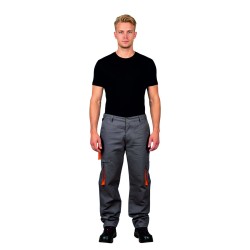 gabardin teknik cepli pantolon gri