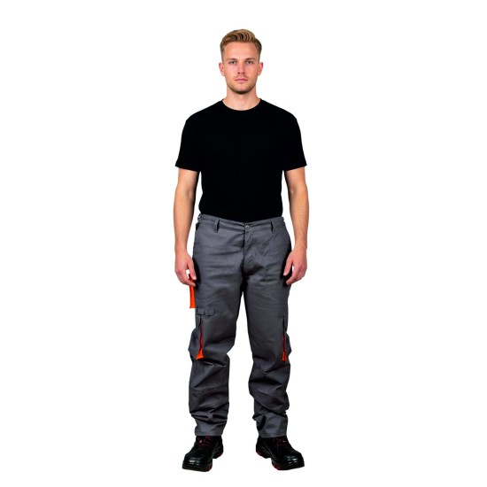 gabardin teknik cepli pantolon gri