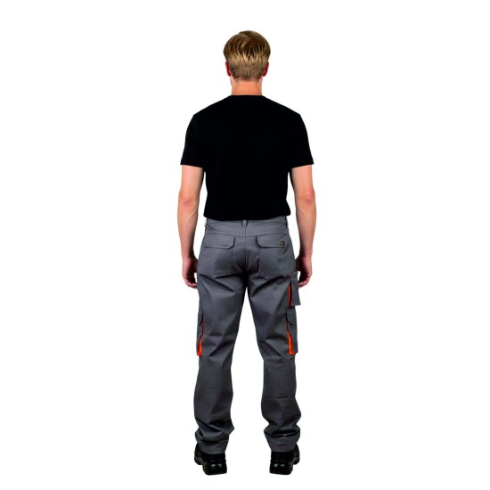 gabardin teknik cepli pantolon gri