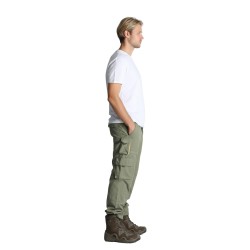 gabardin teknik cepli pantolon haki