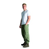 gabardin teknik cepli pantolon haki
