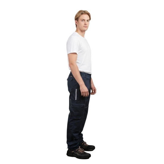gabardin teknik cepli pantolon lacivert