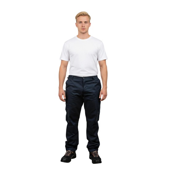 gabardin teknik cepli pantolon lacivert