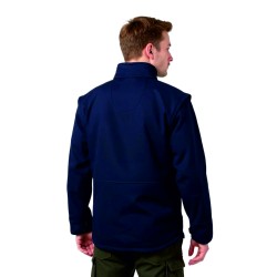 softshell lacivert kolları çıkabilen outdoor mont