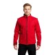 softshell kırmızı kolları çıkabilen outdoor mont