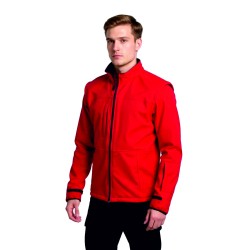 softshell kırmızı kolları çıkabilen outdoor mont