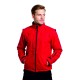 softshell kırmızı kolları çıkabilen outdoor mont