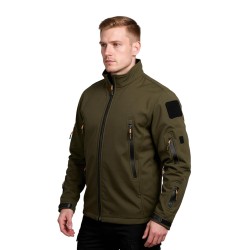 softshell haki outdoor mont