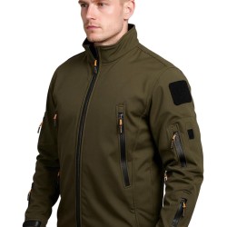 softshell haki outdoor mont