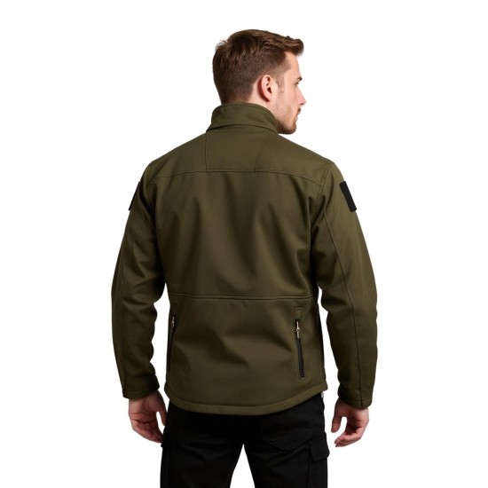 softshell haki outdoor mont
