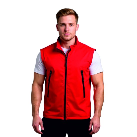 softshell kırmızı outdoor yelek