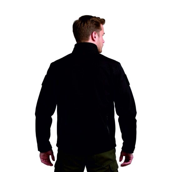 softshell siyah lüx outdoor mont