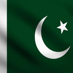 Pakistan Devlet Bayrağı 80 X 120 Raşel Kumaş Dijital Baskılı