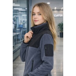 Siyah Gri Softshell Polar Mont