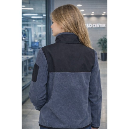 Siyah Gri Softshell Polar Mont