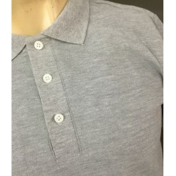 Gri Polo Yaka Kısa Kollu Lacoste