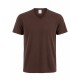 V yaka Süprem Kahverengi TShirt
